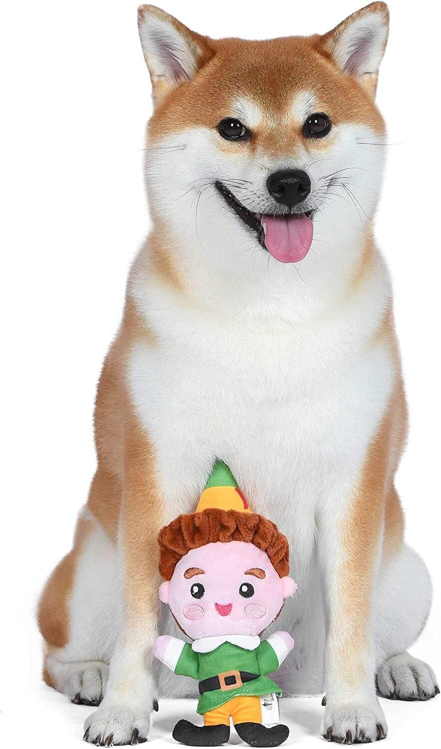 WB Elf For Pets Buddy The Elf Plush Dog Toy, 6-In