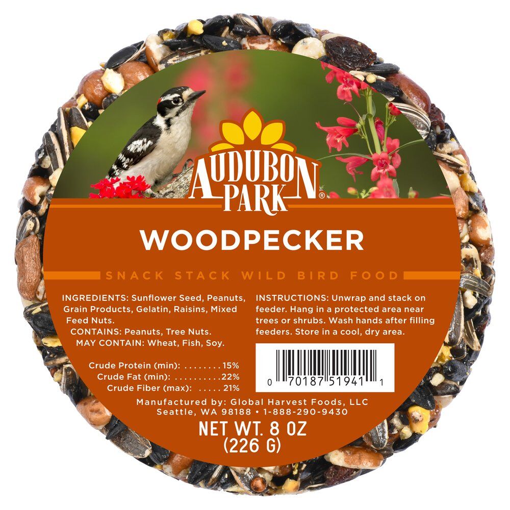 Audubon Park Woodpecker Snack Stack, 8-Oz