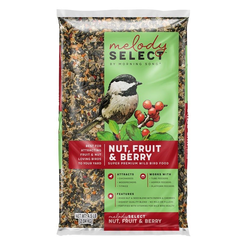 Melody Select Nut, Fruit & Berry Bird Seed, 4.5-Lb
