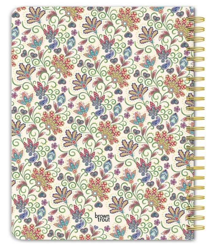 Brown Trout Publisher 2025 Tuscan Delight Weekly Desk Planner, 6-In x 7.75-In