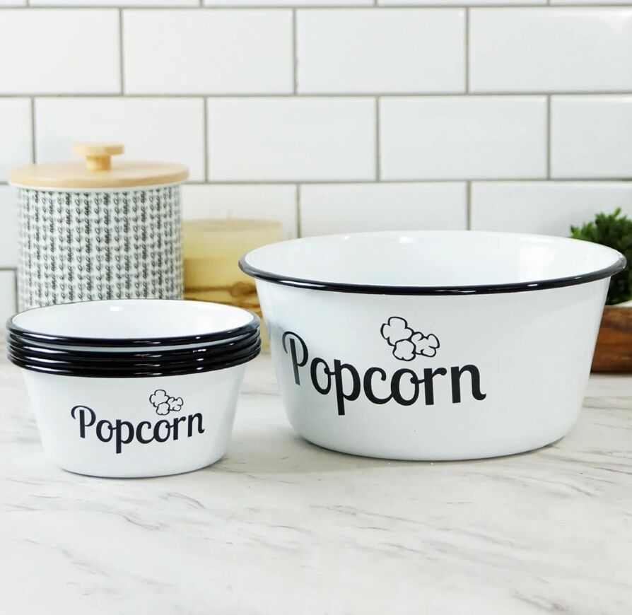VIP Home & Garden Popcorn Bowl Set, 5-Pc