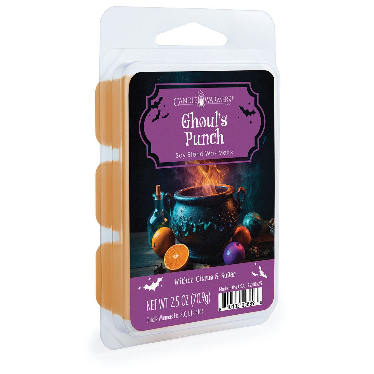 Candle Warmers Ghoul’s Punch Halloween Wax Melts, 2.5-Oz
