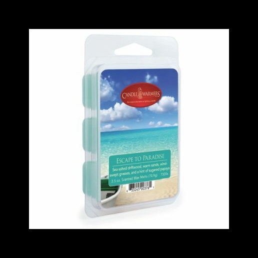 Candle Warmers Wax Melt - Escape To Paradise, 2.5 oz