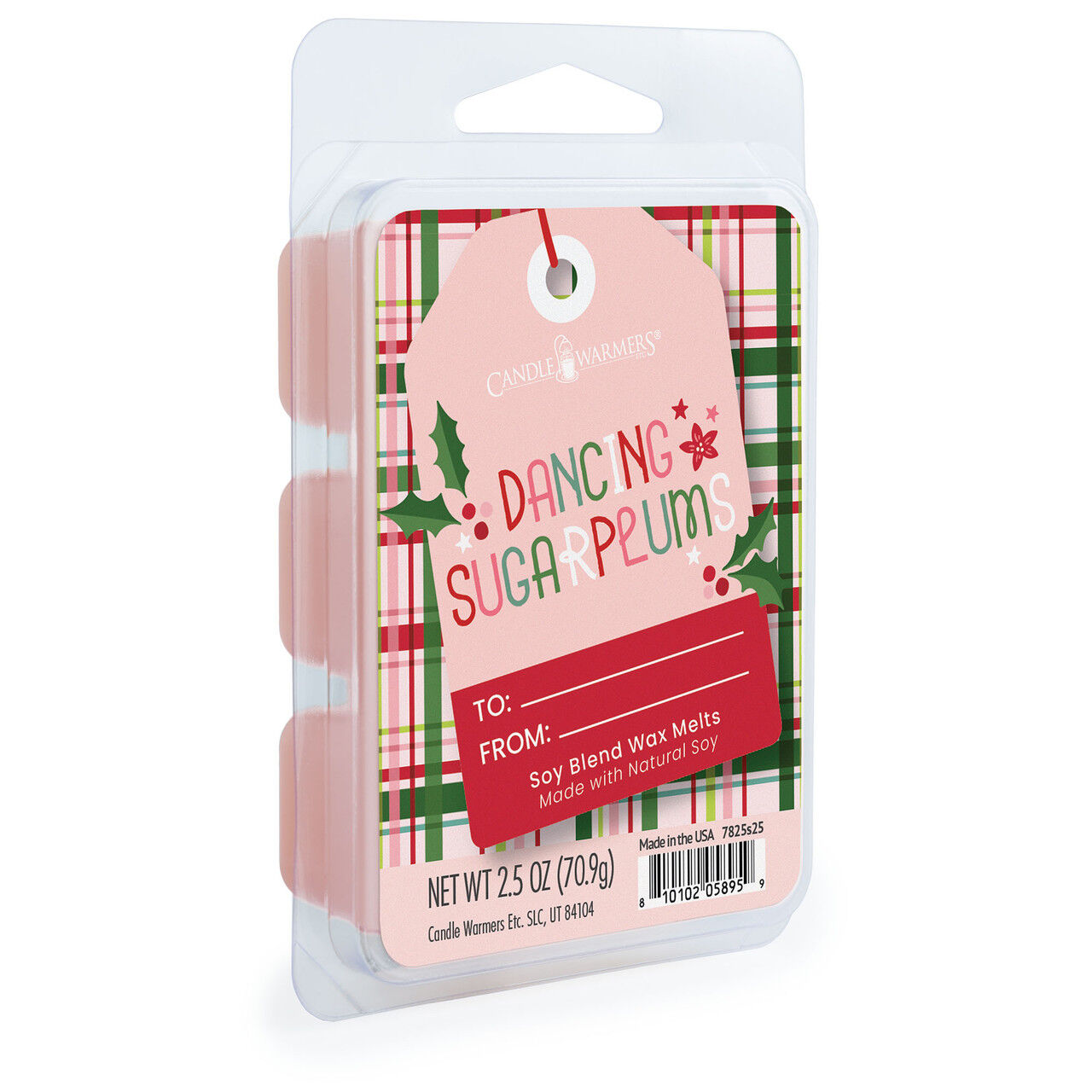 Candle Warmers Dancing Sugar Plums Christmas Wax Melts, 2.5-Oz