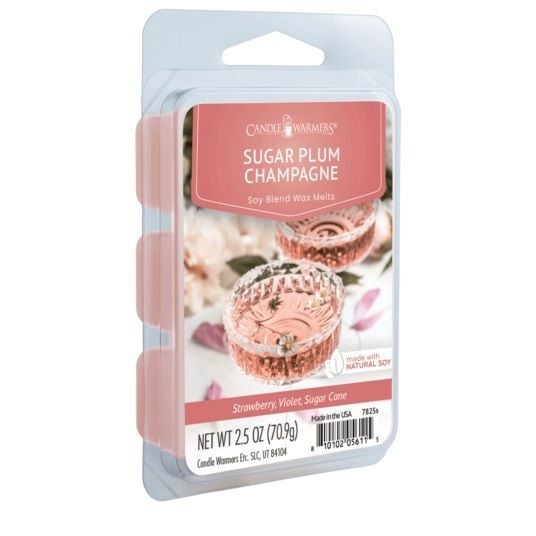 Candle Warmers Sugar Plum Champagne Wax Melts, 2.5-Oz