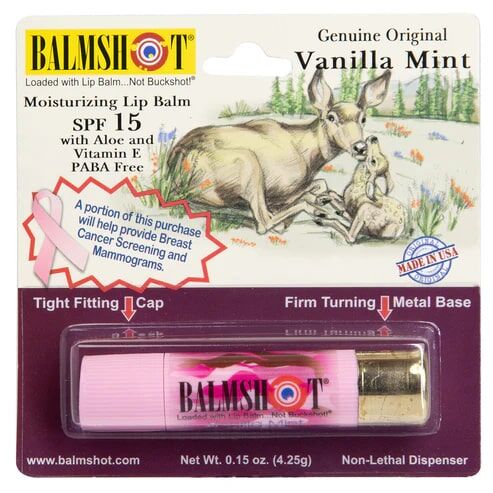 Balmshot Pink Camo Vanilla Mint Lip Balm
