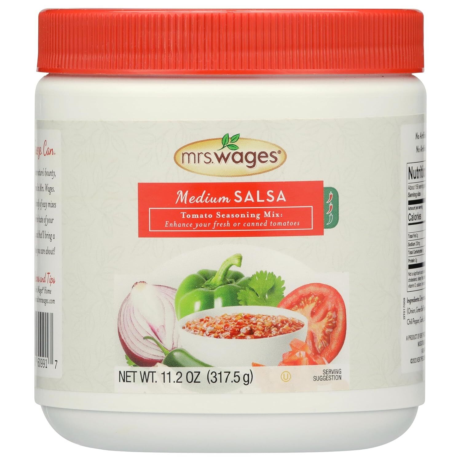 Mrs. Wages Medium Salsa Tomato Seasoning Mix, 11.2-Oz