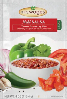 Mrs. Wages® Mild Salsa Tomato Seasoning Mix, 4-Oz