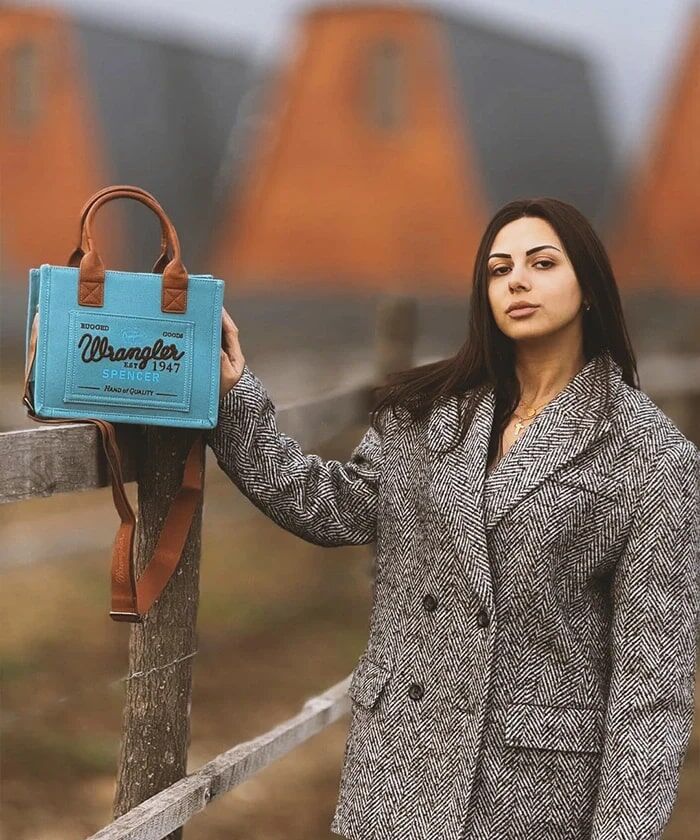 Montana West Wrangler Canvas Crossbody Purse