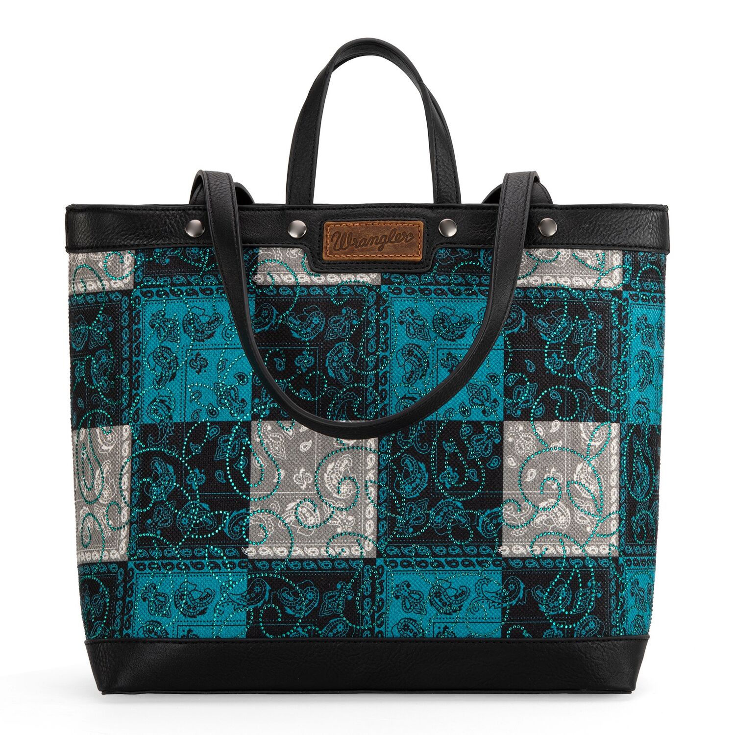 Wrangler Paisley Patchwork Tote