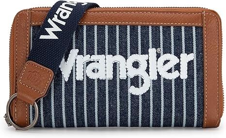 Wrangler Logo Wristlet Wallet