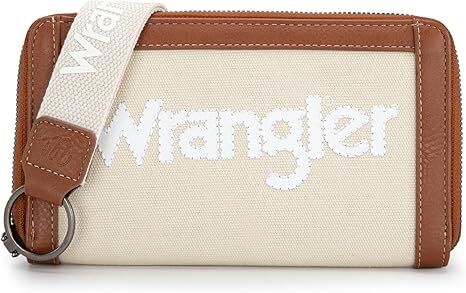 Wrangler Logo Wristlet Wallet