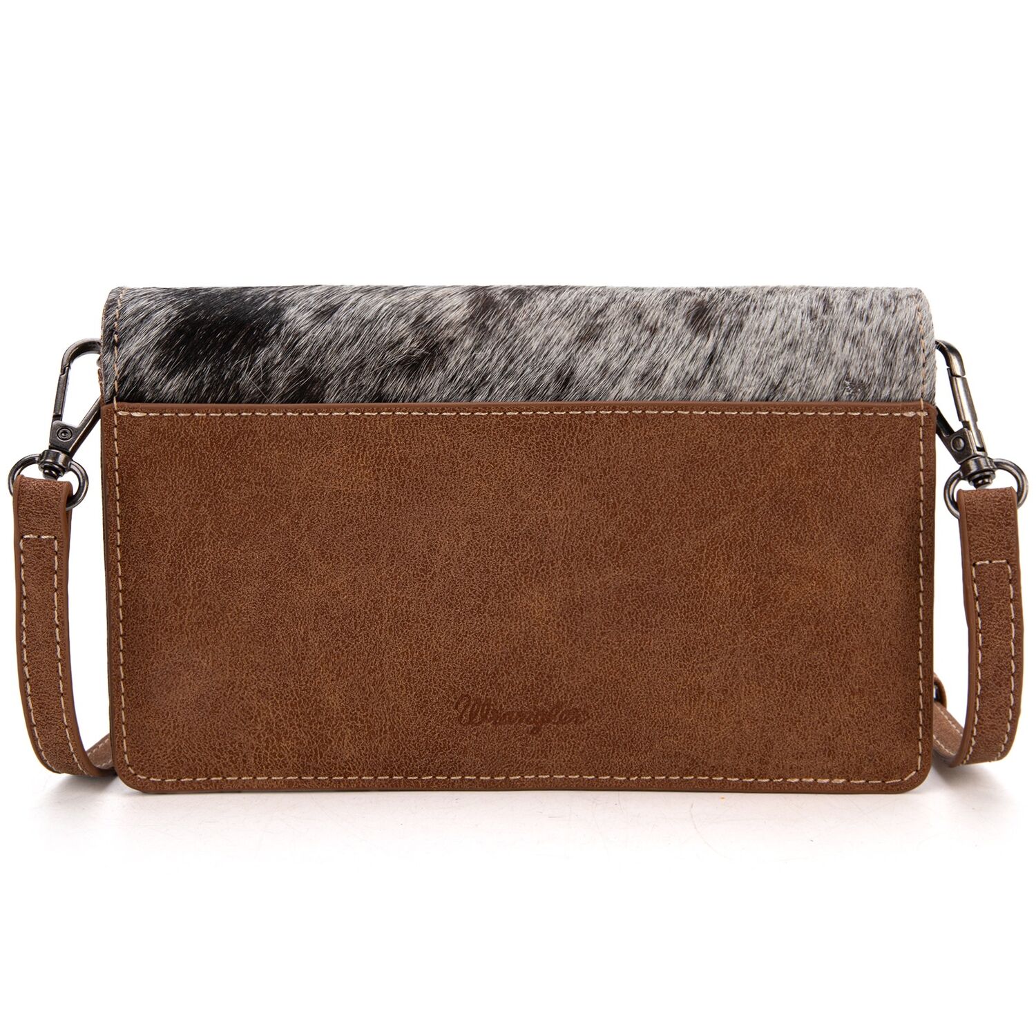 Wrangler Cowhide Crossbody Wallet