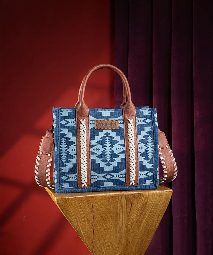 Montana West Wrangler Aztec Print Tote Bag