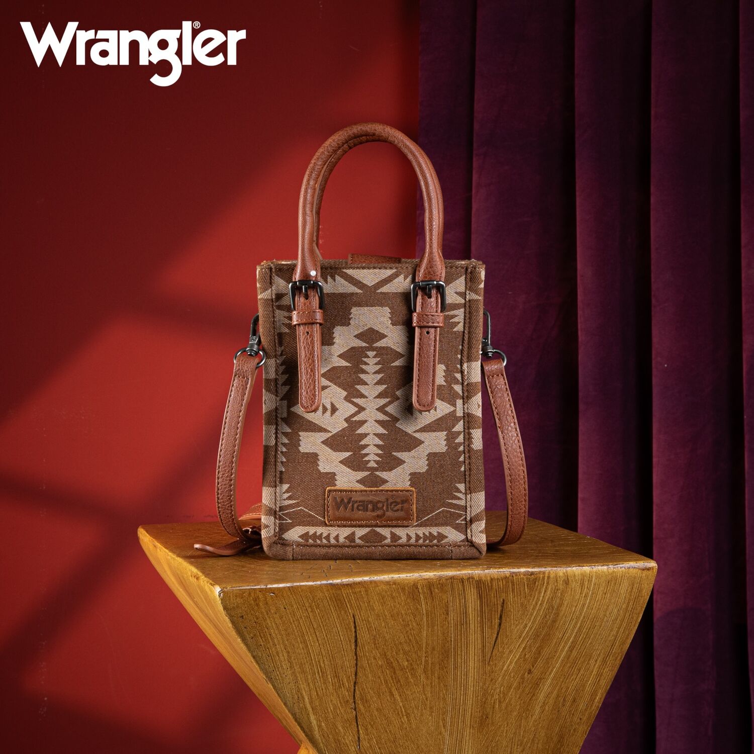Wrangler Laser Print Denim Mini Tote