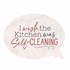P. Graham Dunn I Wish The Kitchen Was Self-Cleaning Shape Sign