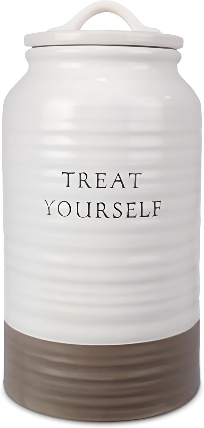 Young's Treat Yourself Ceramic Cookie Jar