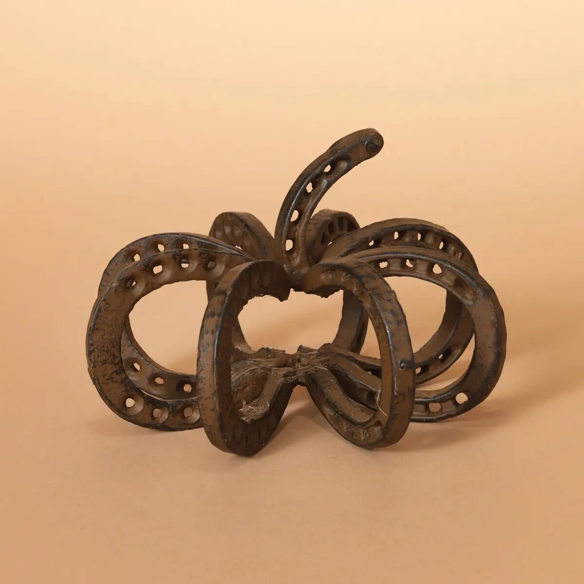 Gerson Metal Horseshoe Pumpkin, 6 1/2-In