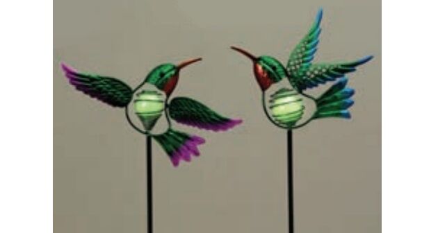 Gerson Metal Glow In The Dark Bird Yard Stake Assorted Styles, 32 in.