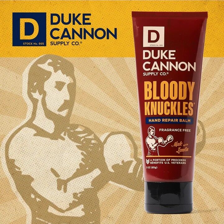 Duke Cannon Bloody Knuckles Hand Repair Balm, 3-Oz