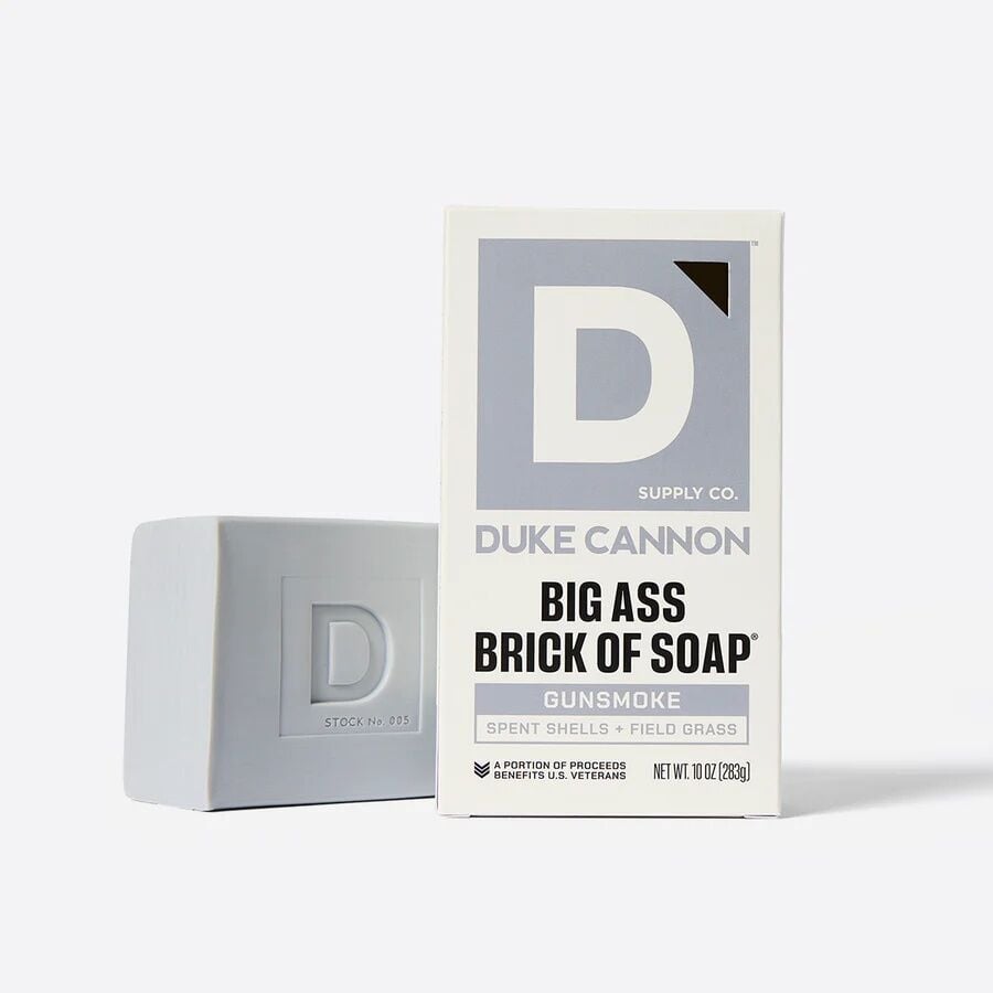 Duke Cannon Gunsmoke Scent Big Ass Brick Of Soap, 10-Oz