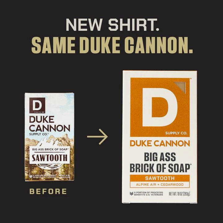 Duke Cannon Sawtooth Scent Big Ass Brick Of Soap, 10-Oz