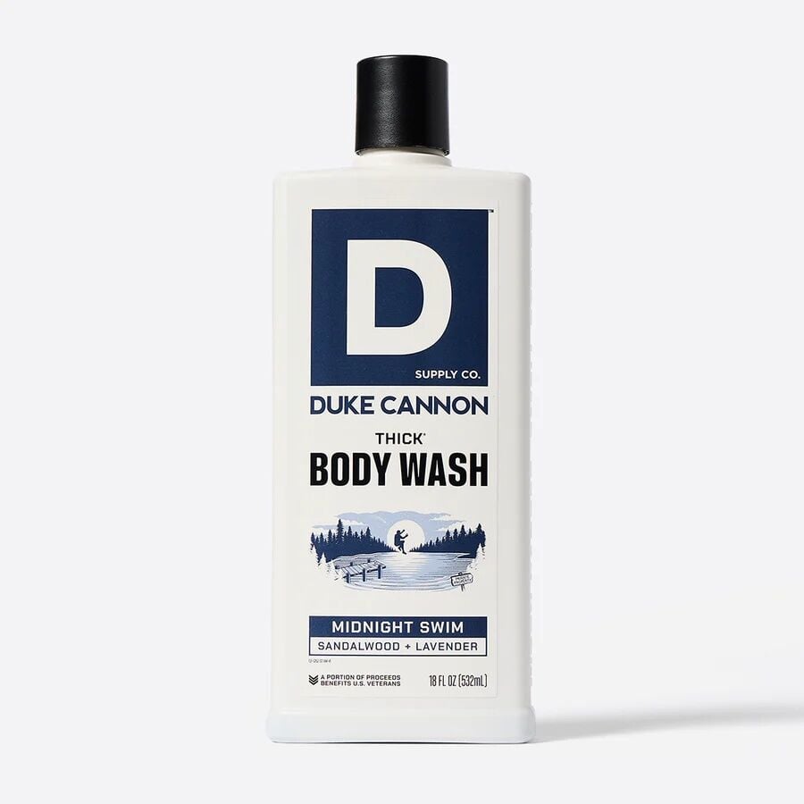 Duke Cannon Midnight Swim Scent Thick Body Wash, 18-Oz