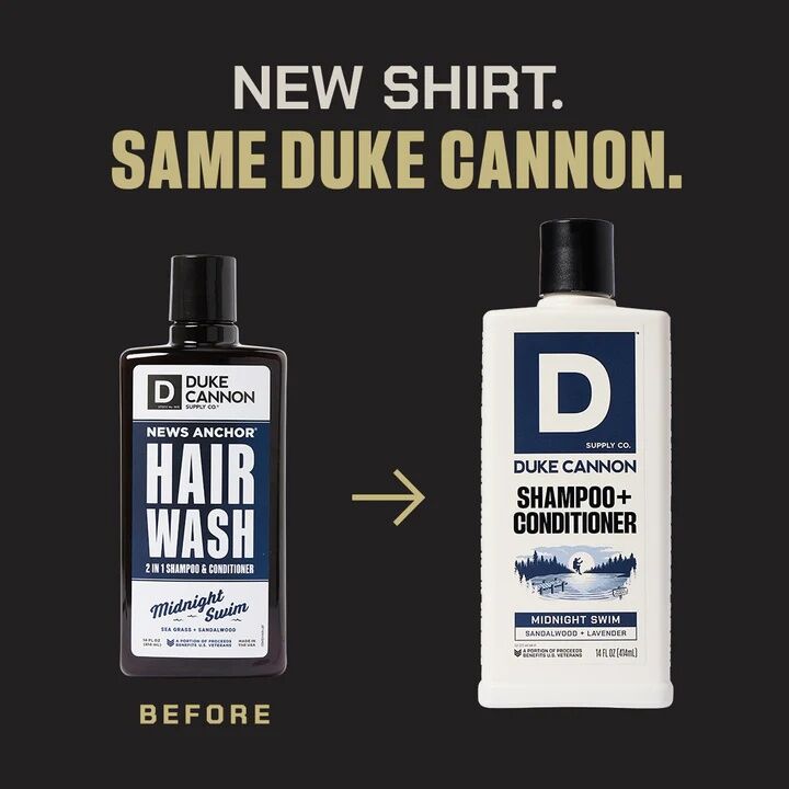 Duke Cannon Midnight Swim Scent Thick Body Wash, 18-Oz
