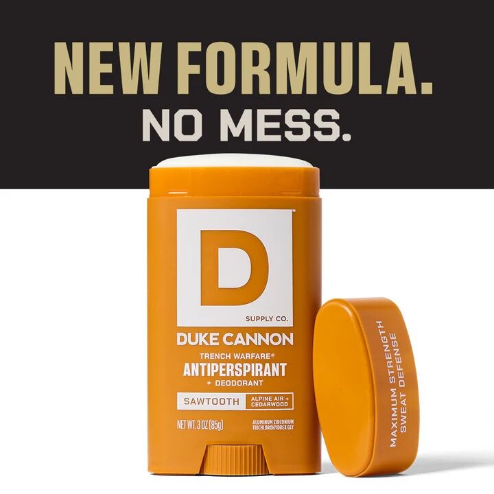 Duke Cannon Sawtooth Scent Trench Warefare Antiperspirant Deodorant, 3-Oz