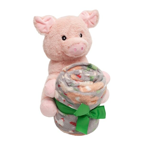 Sutton Home Fashions Plush Toy With Throw Assorted Styles