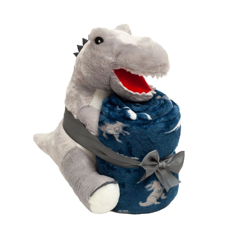 Sutton Home Fashions Plush Toy With Throw Assorted Styles