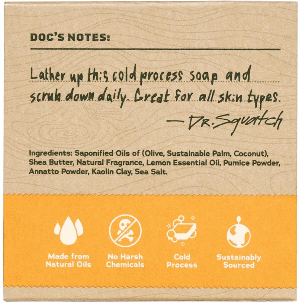 Dr. Squatch Summer Citrus Soap Bar