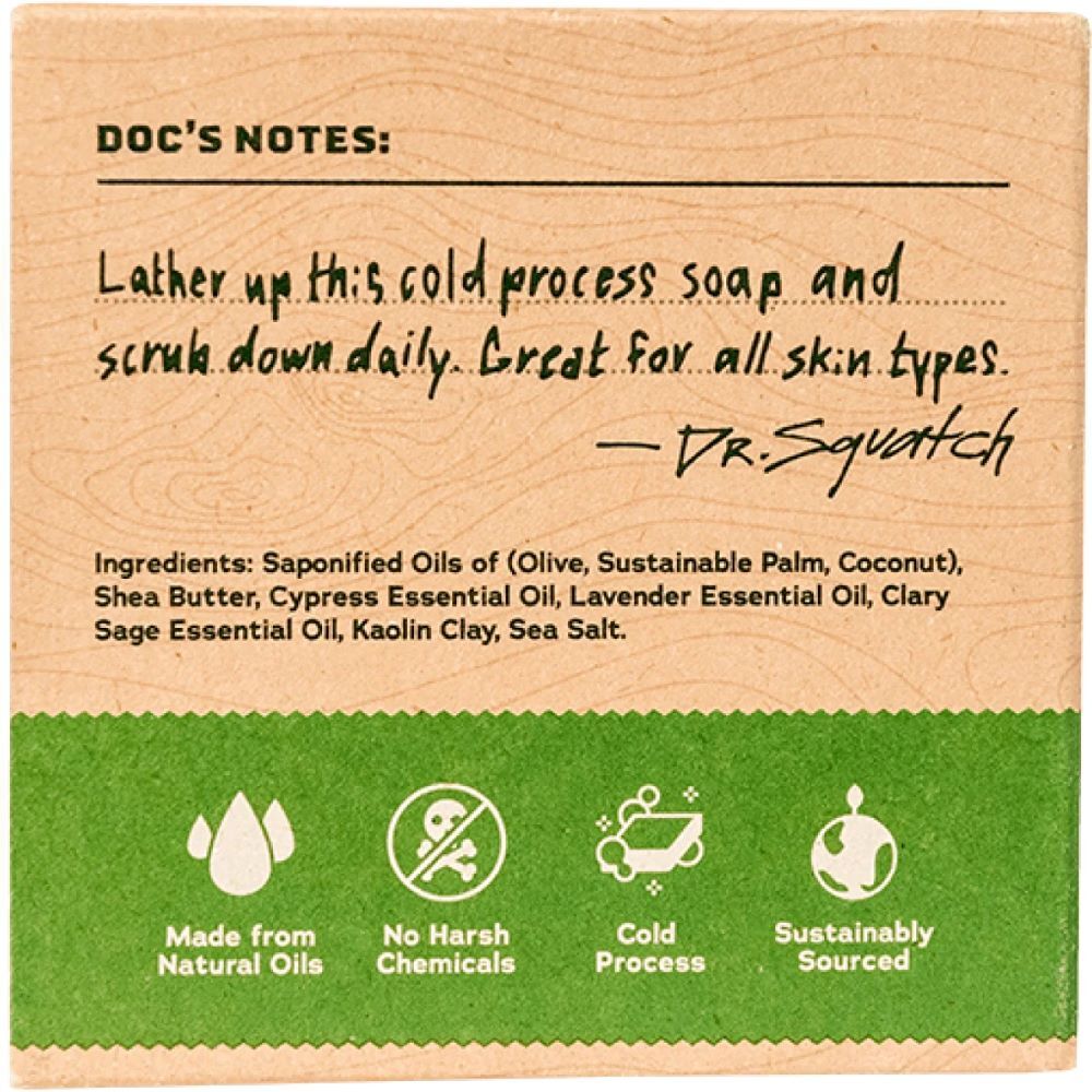 Dr. Squatch Alpine Sage Soap Bar