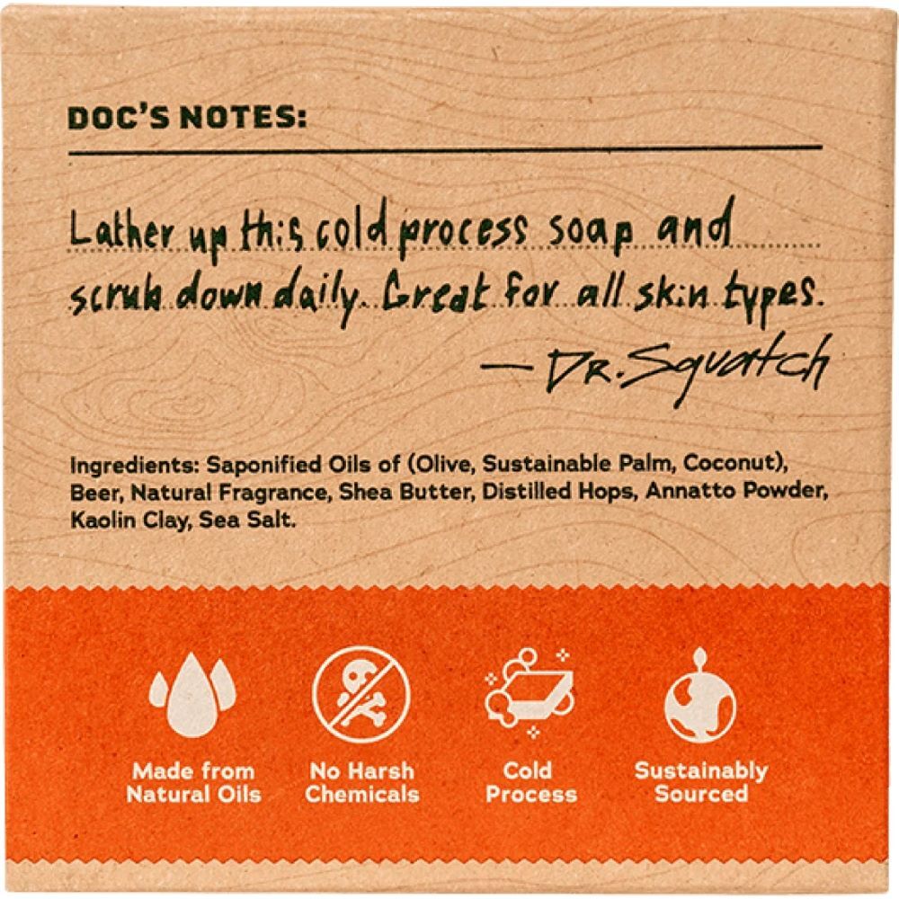 Dr. Squatch Grapefruit IPA Soap Bar