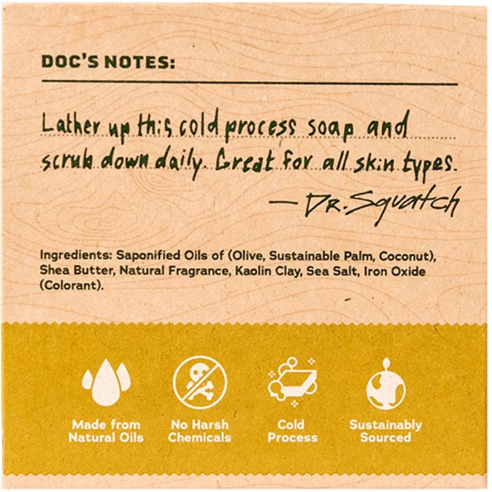 Dr. Squatch Gold Moss Soap Bar