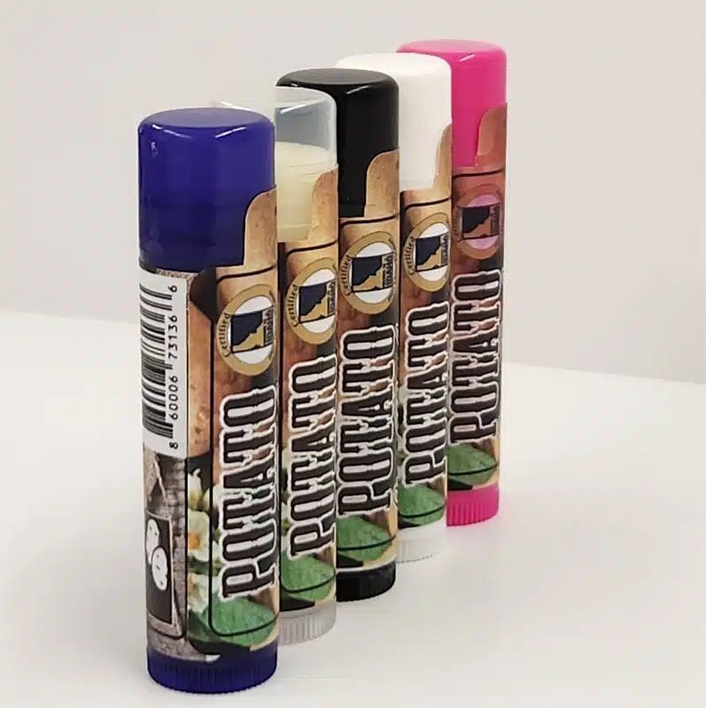 Idaho Potato Soap Potato Lip Balm, Assorted