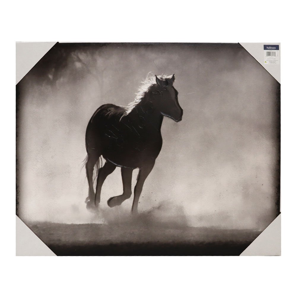 Sullivan Smoky Stallion Canvas Wall Art, 28-In X 22-In X 1.5-In
