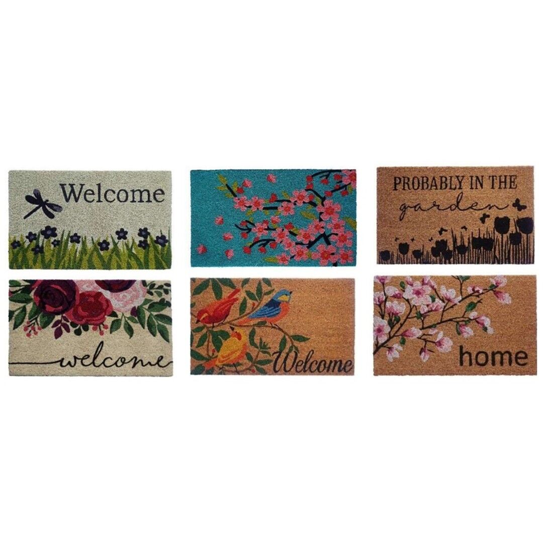 Direct Home Textile Group Spring Coir Doormat Assortment, 18 in. x 28 in.