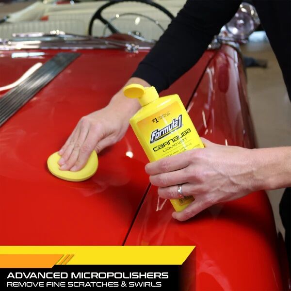 Formula1 Carnauba Liquid Car Wax, 16-Oz