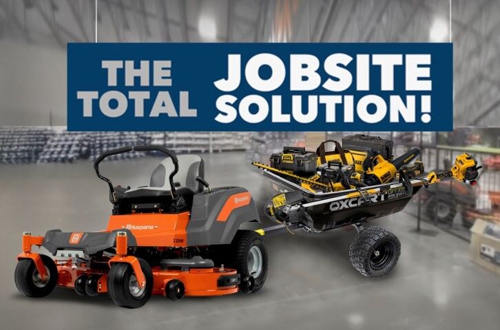 OxCart PRO-Grade Crewman Lift-Assist And Swivel Dump Cart With Run-Flat MAG Tires, 15-17-Cu Ft