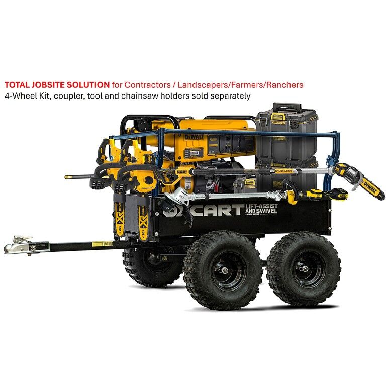 Territory 1750-Lb Mesh-Free ATV Lift-Assist & Swivel Utility Dump Trailer, 25-Cu Ft