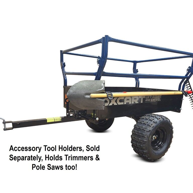 Territory 1750-Lb Mesh-Free ATV Lift-Assist & Swivel Utility Dump Trailer, 25-Cu Ft