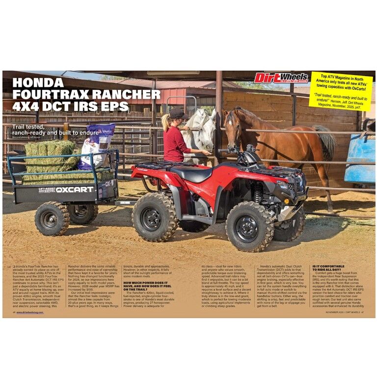 Territory 1750-Lb Mesh-Free ATV Lift-Assist & Swivel Utility Dump Trailer, 25-Cu Ft