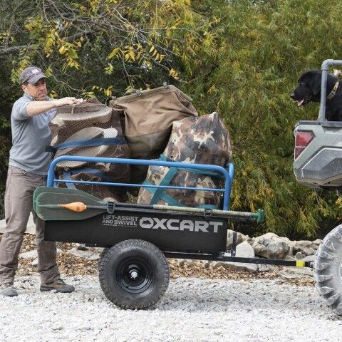 Territory 1750-Lb Mesh-Free ATV Lift-Assist & Swivel Utility Dump Trailer, 25-Cu Ft