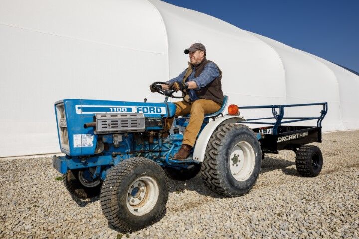 OxCart Territory 1750-Lb Mesh-Free ATV Lift-Assist And Swivel Utility Dump Trailer, 25-Cu Ft