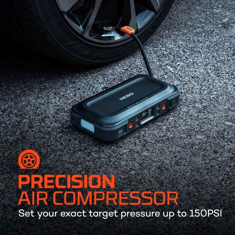 NEBO Assist Air 1500XP Jump Starter and Air Compressor