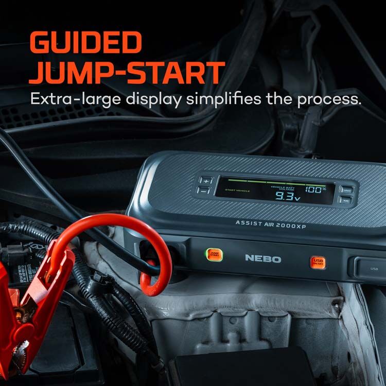 NEBO Assist Air 2000XP Jump Starter With Air Compressor