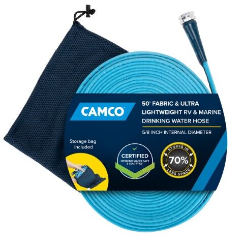 Camco EvoFlex2 Reinforced Drinking Water 5/8-In Hose, 50-Ft