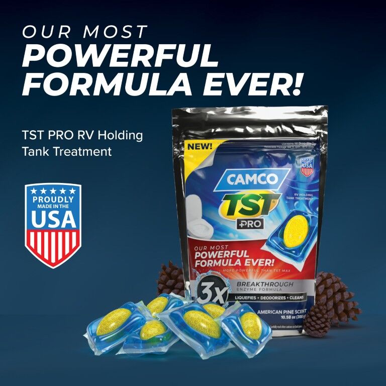 Camco TST PRO RV Holding Tank Treatment Drop-Ins, 10-Pk