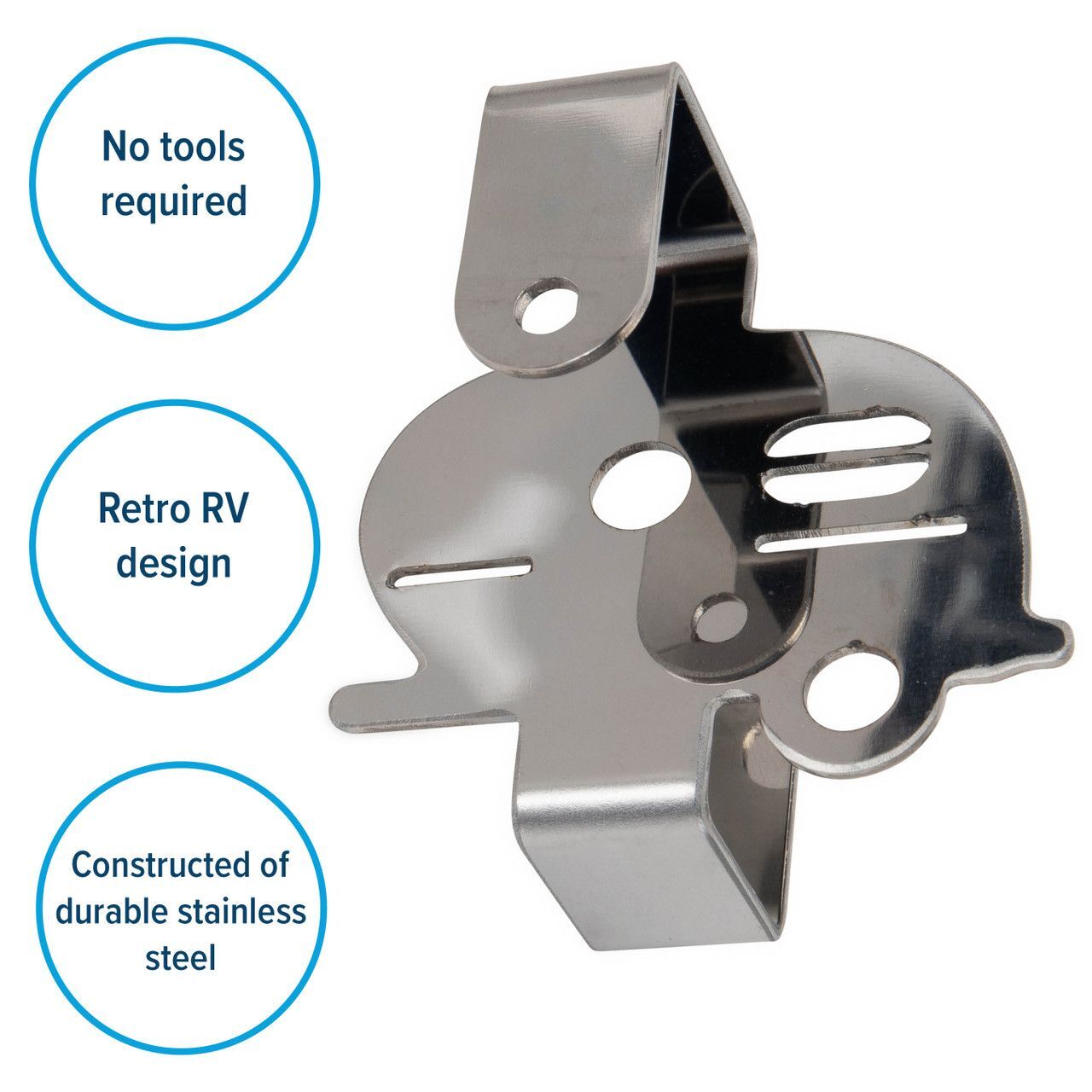 Camco Life is Better at the Campsite Over-the-Cabinet Hooks, 2-Pk